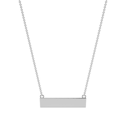 Delicate Bar Chain Necklace