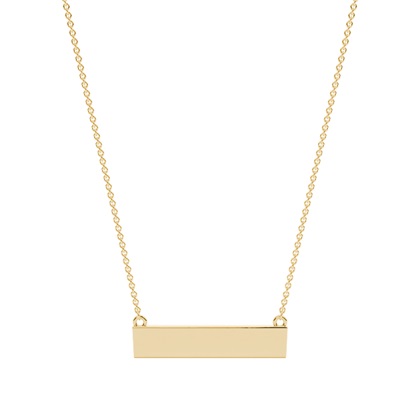 Yellow Gold Delicate Diamond Pendants