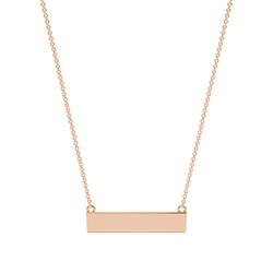 Delicate Bar Chain Necklace