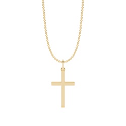 Klassiche Kreuz-Halskette