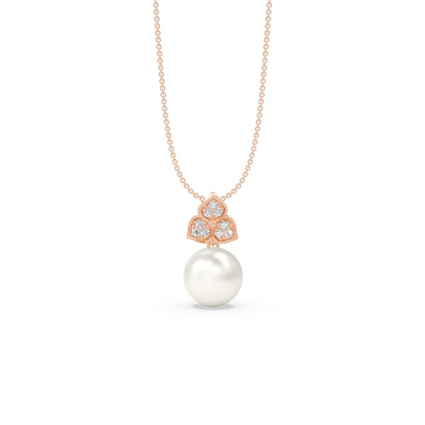 Floral Look Freshwater Pearl Pendant