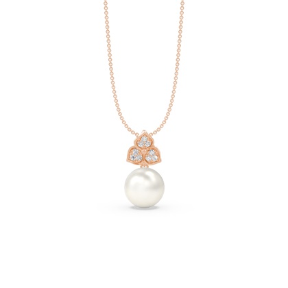 Floral Look Freshwater Pearl Pendant