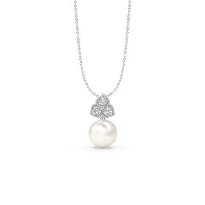 Floral Look Freshwater Pearl Pendant