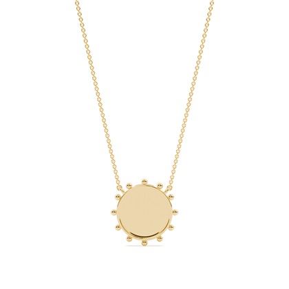 Yellow Gold Pendant Necklaces