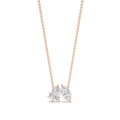 Pear Diamond Pendants