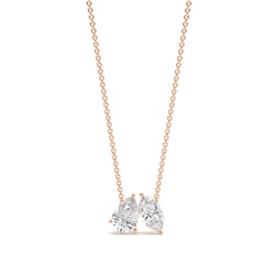 Toi Et Moi Pear and Marquise Shaped Pendant
