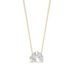 Toi Et Moi Pear and Marquise Shaped Pendant