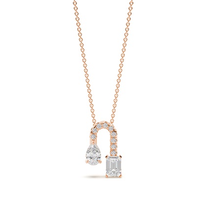Pear Diamond Pendants