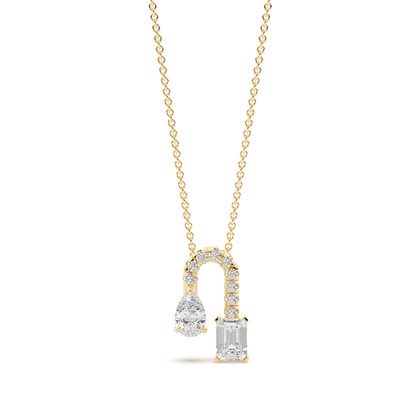 Pear Diamond Pendants