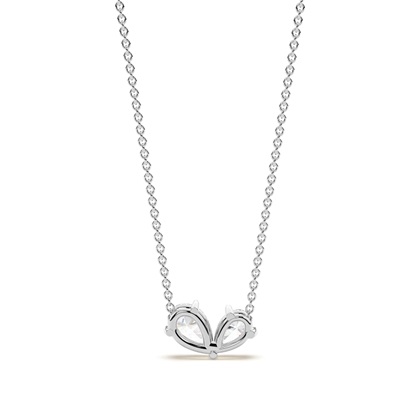 Toi Et Moi Sweetheart Diamond Pendant