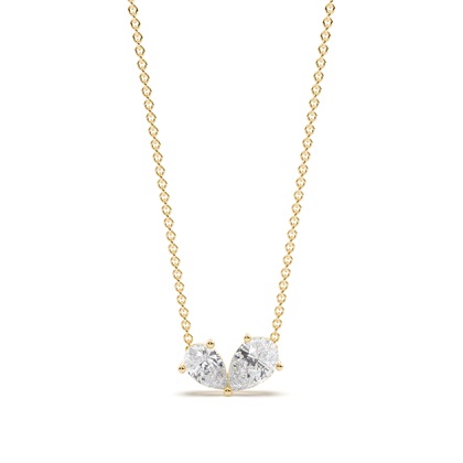 Pear Diamond Pendants