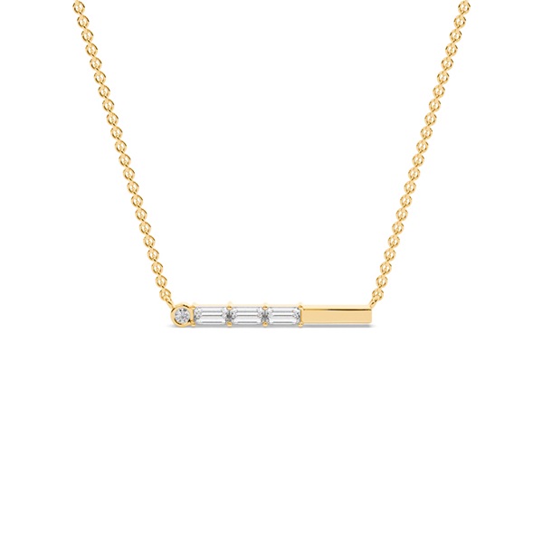 Letter J Morse Code Diamond Initial Pendant