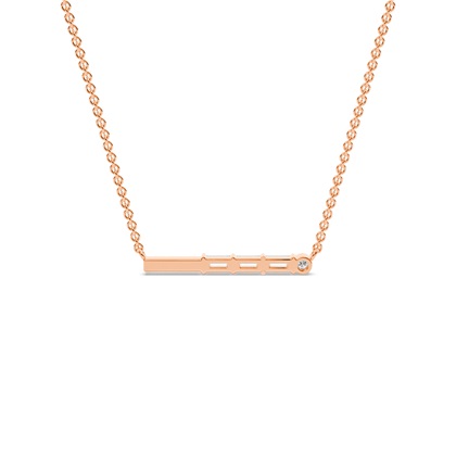 Buchstabe J Morsecode Diamant Initial Anhänger