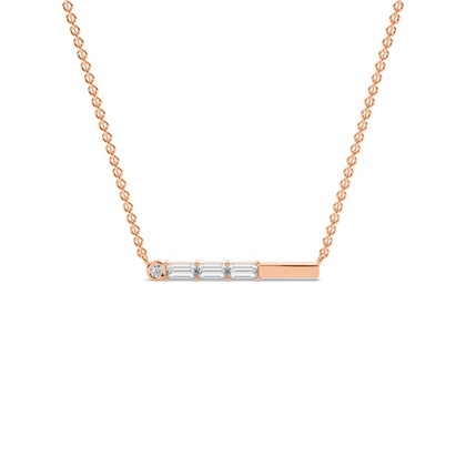 Letter J Morse Code Diamond Initial Pendant