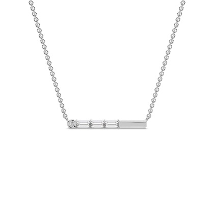 Letter J Morse Code Diamond Initial Pendant