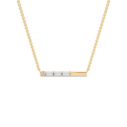 Baguette Diamond Pendants