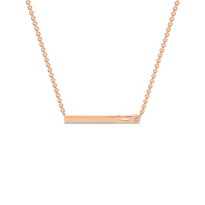 Baguette Cut Diamond Pendant Necklaces