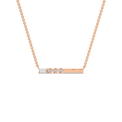 Baguette Diamond Pendants