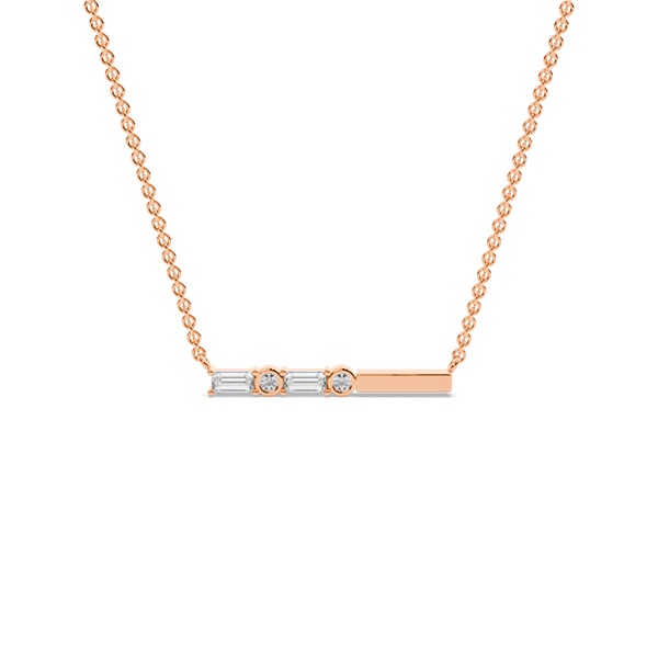 Letter C Morse Code Diamond Initial Pendant