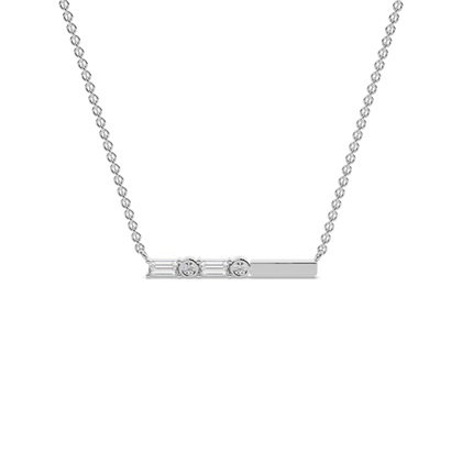 Baguette Diamond Pendants