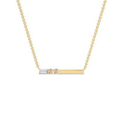 Baguette Diamond Pendants