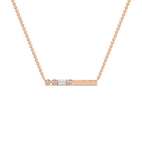 Letter F Morse Code Diamond Initial Pendant