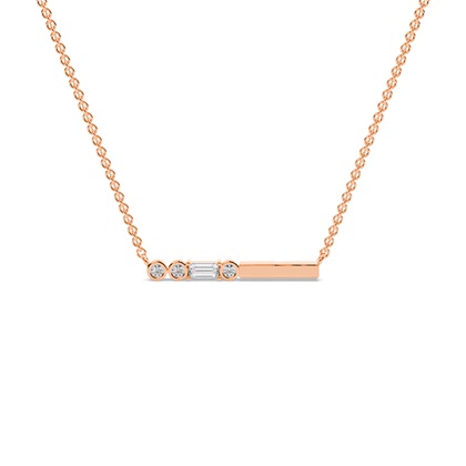Baguette Diamond Pendants