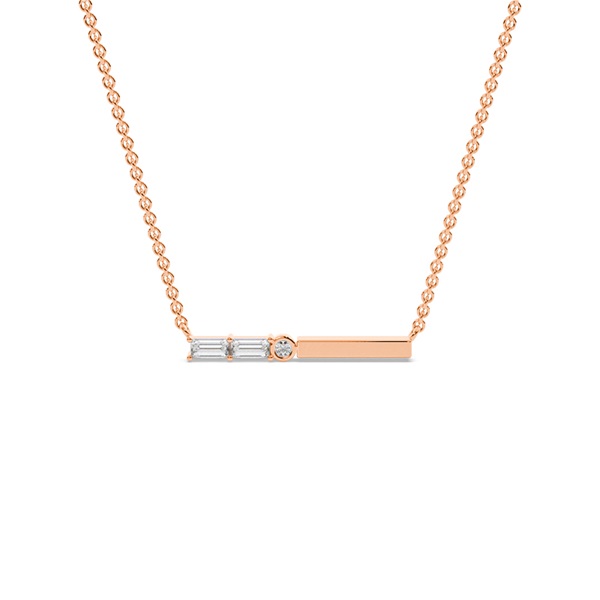 Letter G Morse Code Diamond Initial Pendant