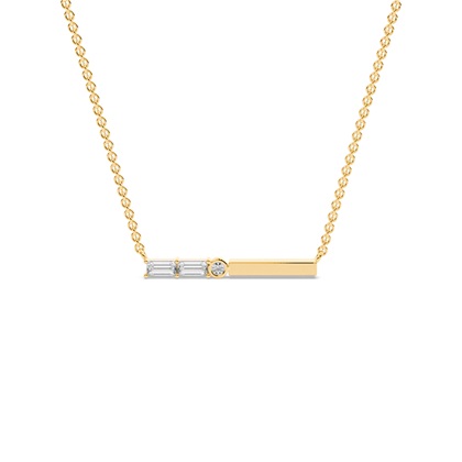 Baguette Diamond Pendants