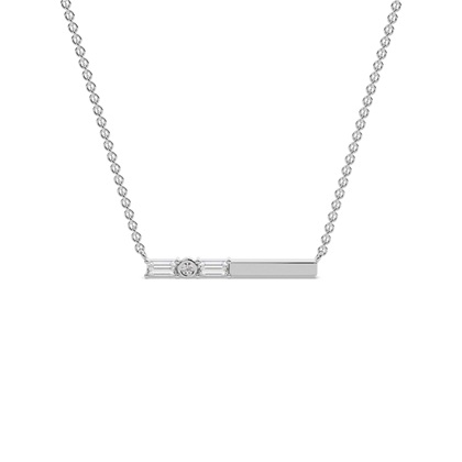 Letter K Morse Code Diamond Initial Pendant