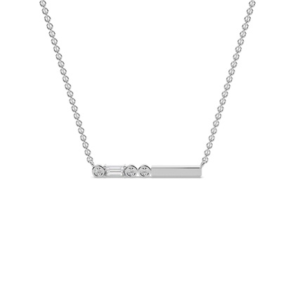 Baguette Diamond Pendants