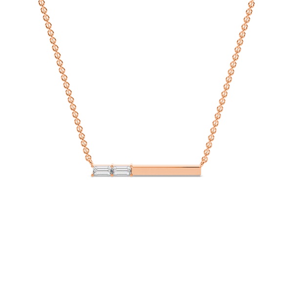 Letter M Morse Code Diamond Initial Pendant