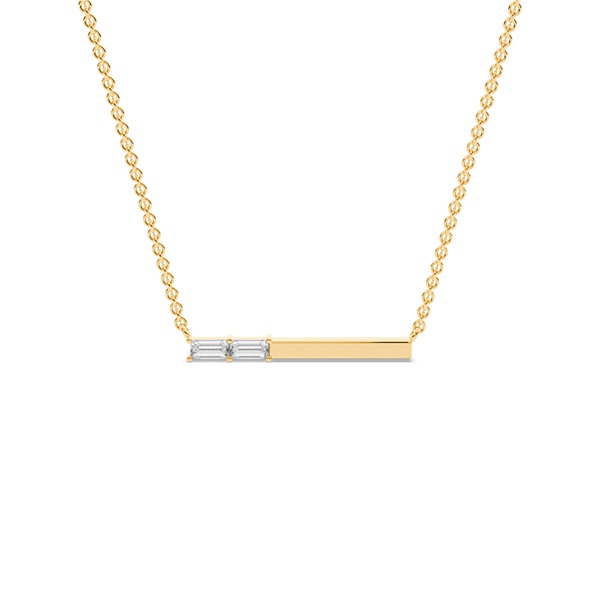 Letter M Morse Code Diamond Initial Pendant