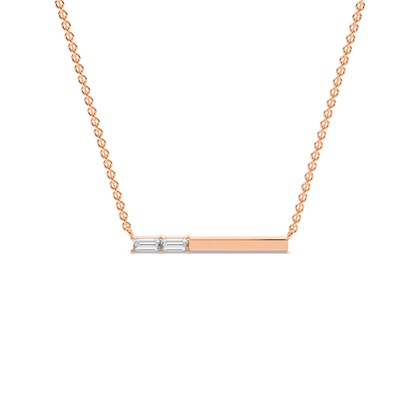 Letter M Morse Code Diamond Initial Pendant
