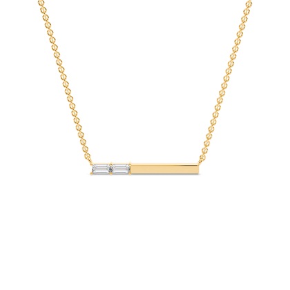 Baguette Diamond Pendants