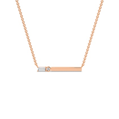 Baguette Diamond Pendants