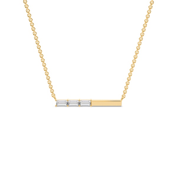 Letter O Morse Code Diamond Initial Pendant
