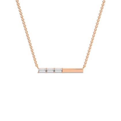 Letter O Morse Code Diamond Initial Pendant