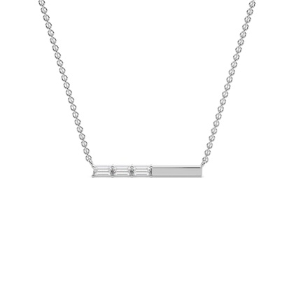 Baguette Diamond Pendants