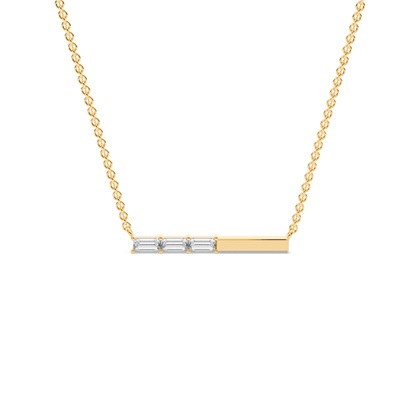 Letter O Morse Code Diamond Initial Pendant