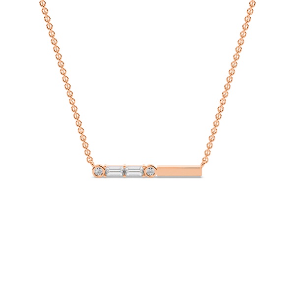 Letter P Morse Code Diamond Initial Pendant