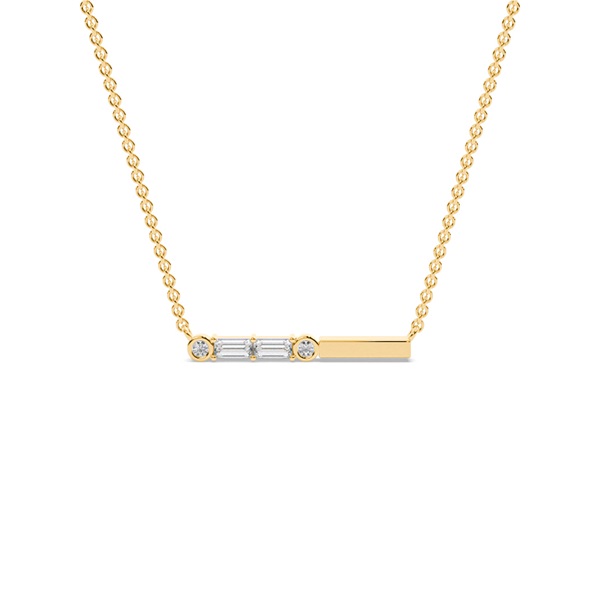 Letter P Morse Code Diamond Initial Pendant