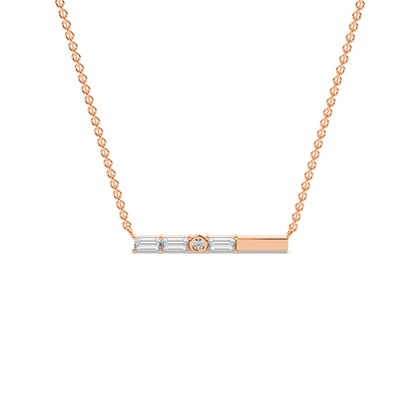 Baguette Diamond Pendants