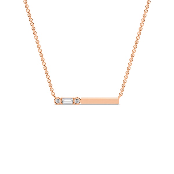 Letter R Morse Code Diamond Initial Pendant
