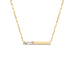 Letter R Morse Code Diamond Initial Pendant