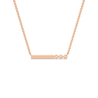 Buchstabe S Morsecode Diamant Initial Anhänger