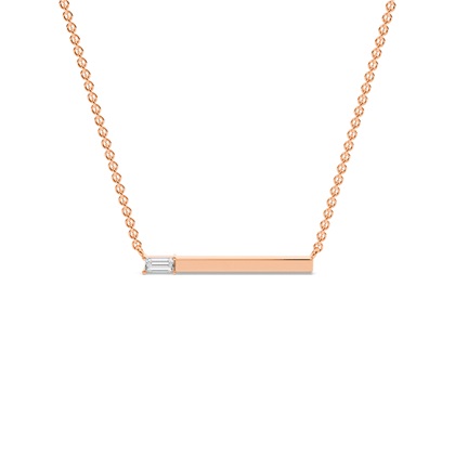 Baguette Diamond Pendants