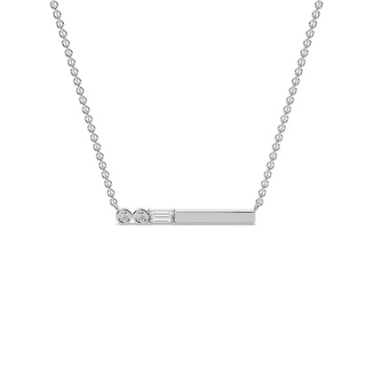 Baguette Diamond Pendants