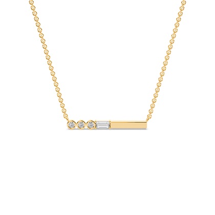 Baguette Diamond Pendants