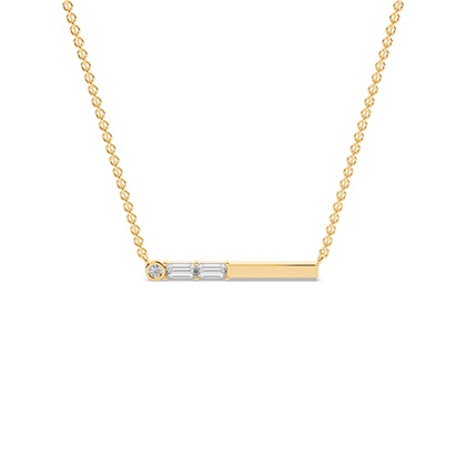 Letter W Morse Code Diamond Initial Pendant